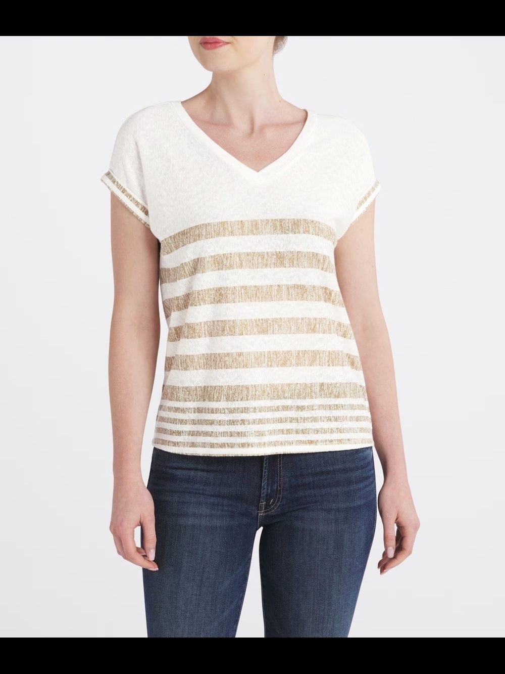 bobeau 'Davie' Short Sleeve Top